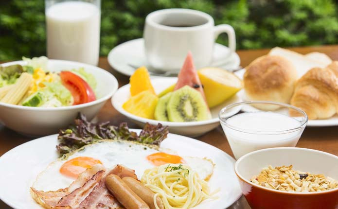 盛岡南ドライビングスクール「ホテルエース」の朝食洋食例