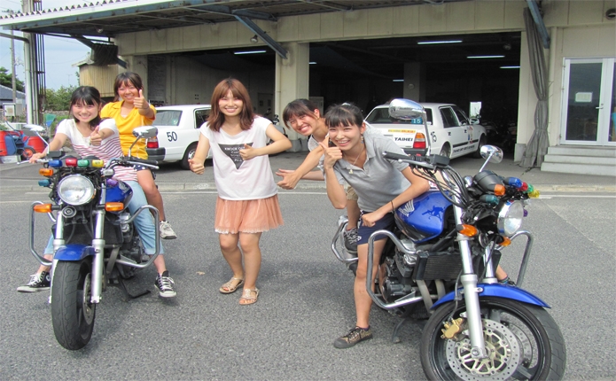 普通車の次は、バイクも合宿で