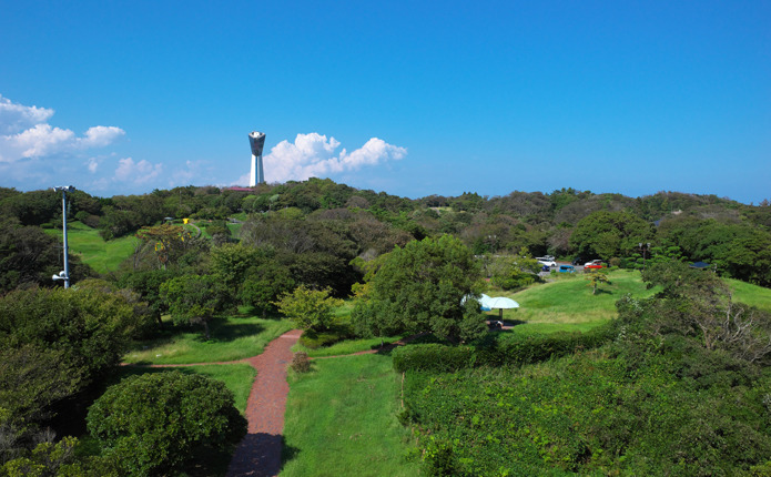 三崎公園といわきマリンタワー