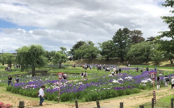 ＪＲ磐越西線塩川駅から徒歩10分「御殿場公園」