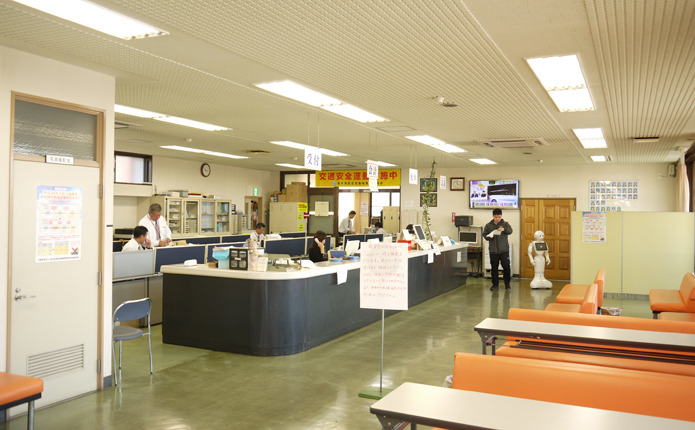 佐野中央自動車学校の受付