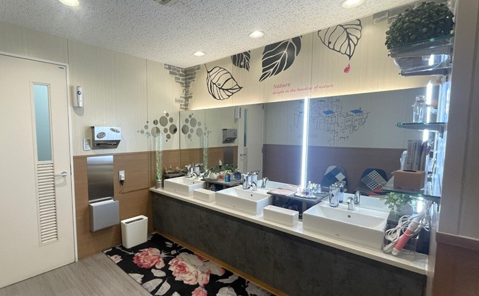 女性専用パウダールーム