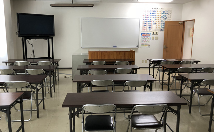落ち着いた環境で学べる学科教室