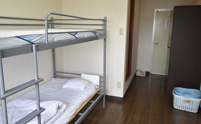 リーズナブルで快適な二段ベッドのお部屋（グループBプラン／サンビーチ利用）