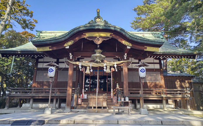 こまつ自動車学校近くの兔橋神社でリフレッシュ