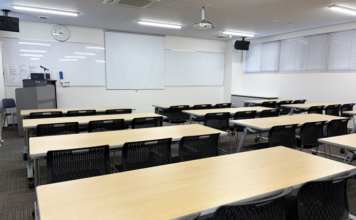 落ち着いて学べる学科教室