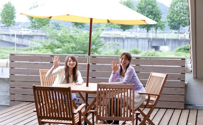 女性専用サンデッキ