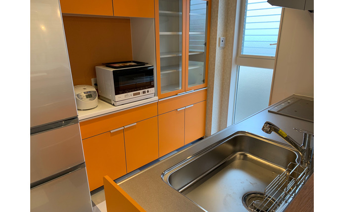 家電もそろった、使いやすい共用キッチン