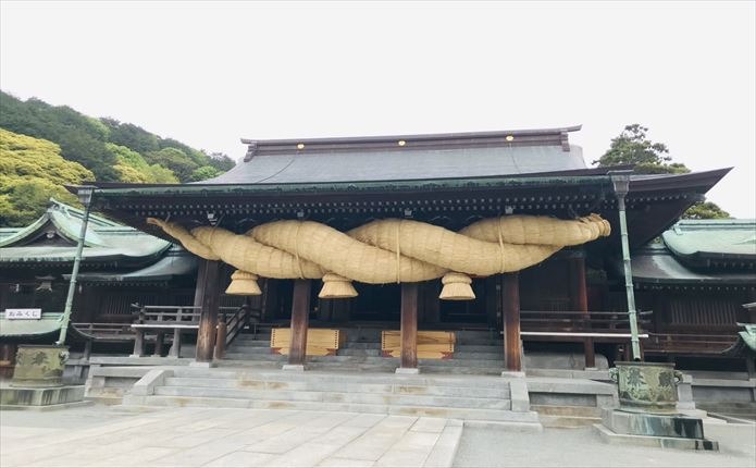 宮地嶽神社の大注連縄