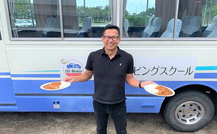 マキオ社長自ら作るカレーは絶品！