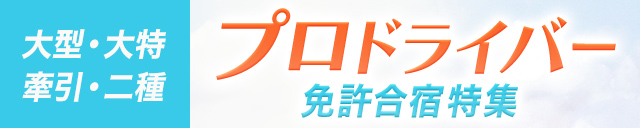 プロドライバー免許合宿特集