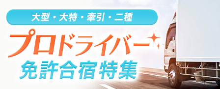 プロドライバー免許合宿特集