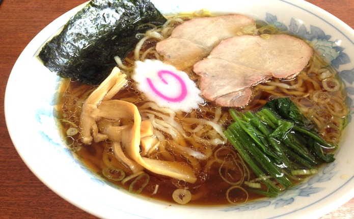 自動車学校からすぐの白河ラーメン店