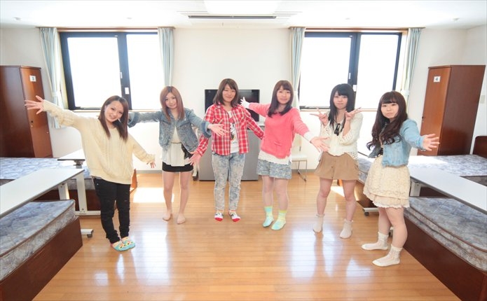 女子寮にある相部屋(6人部屋)
