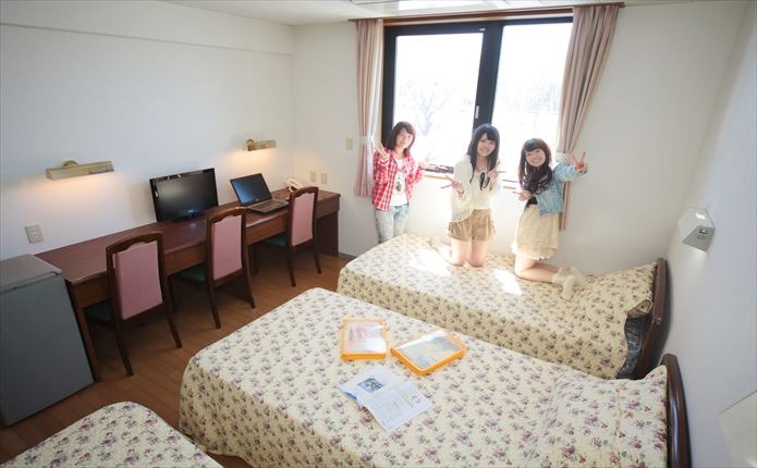 校内宿舎『パラシオグランデ』3人部屋