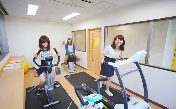 女性専用リフレッシュ&フィットネスルーム完備!