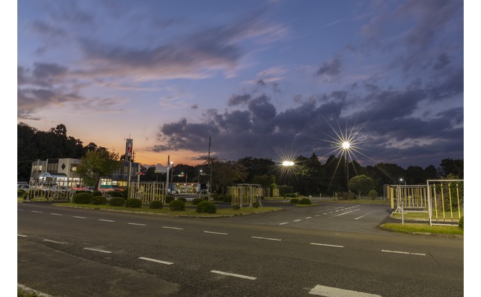 教習コース(夕景)